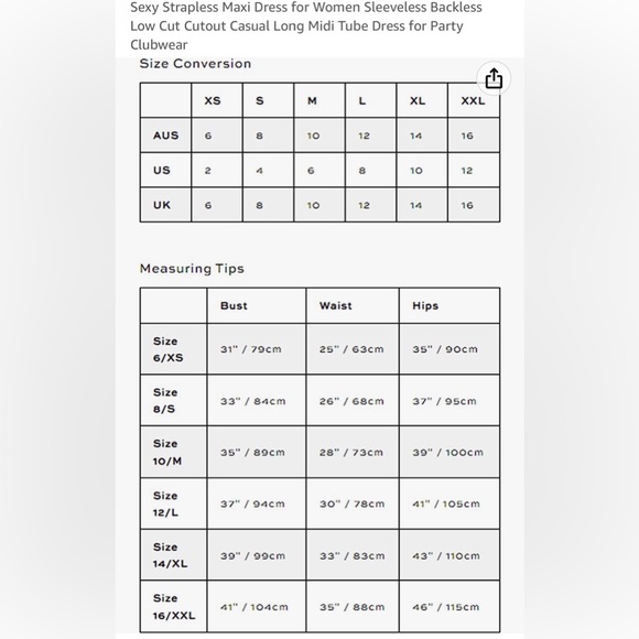 Blue Strapless Maxi Dress - Picture 3 of 4